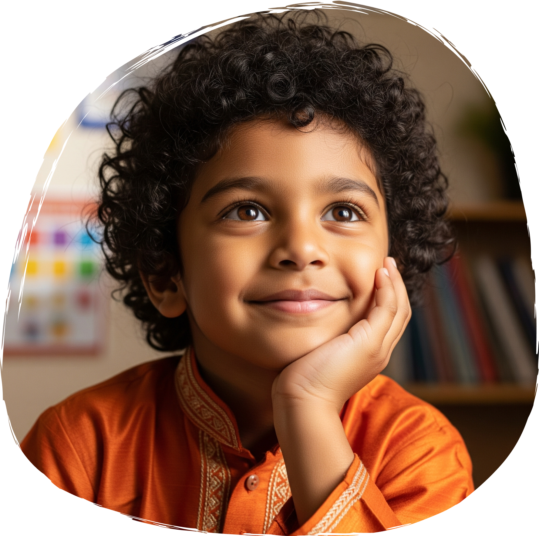 Student A engaged in learning activities