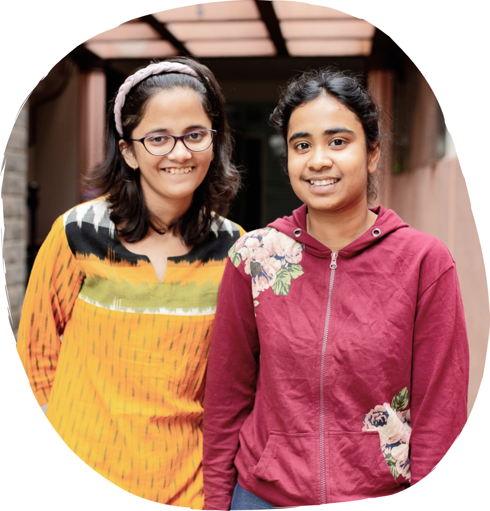 Students working together